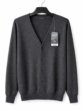 🔥 MoHeen Charcoal Men’s Cardigan | Super Soft Essential